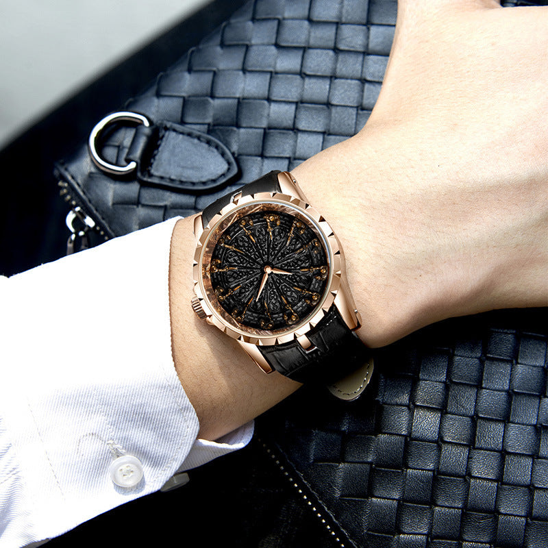 Twelve Round Table Knight Watch Mechanical Without Ground Support Mechanical Watch Men's Watch Trend